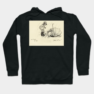 Winnie The Pooh Original Drawing Hoodie